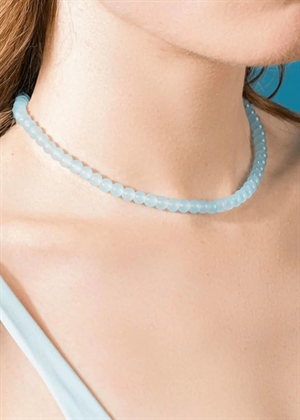 Candy Coral Lagoon S necklace Light Blue Gilded House Of Vincent 